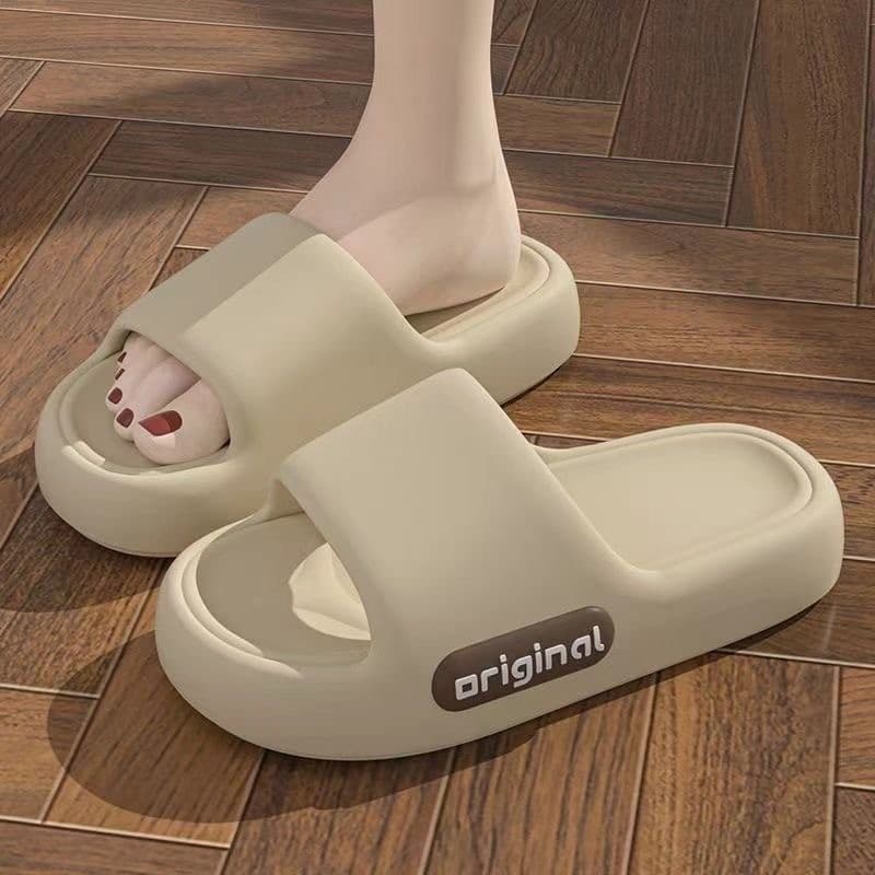 รองเท ้ าแตะผู ้ หญิงฤดูร ้ อนหนาSoledสวมใส ่ ด ้ านนอกรองเท ้ าแตะสีแดงขนาดใหญ ่ Anti-Slip Home Bath Muteคู ่ ขนาด x028 รูปที่ 7