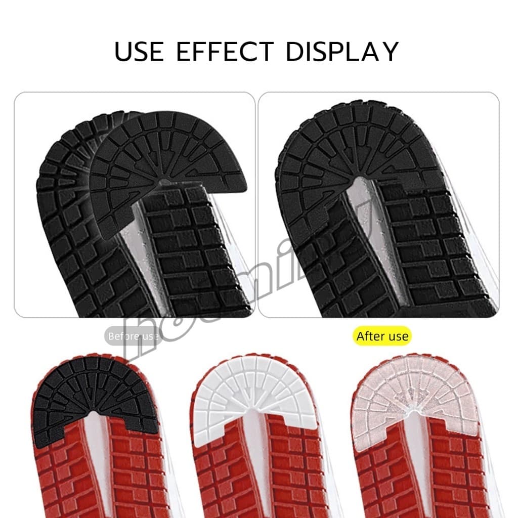 HD พื้นรองเท้ากันลื่น แผ่นรองส้นเท้า สติกเกอร์ป้องกันส้นรองเท้าสึก Shoes Sole Sticker รูปที่ 3