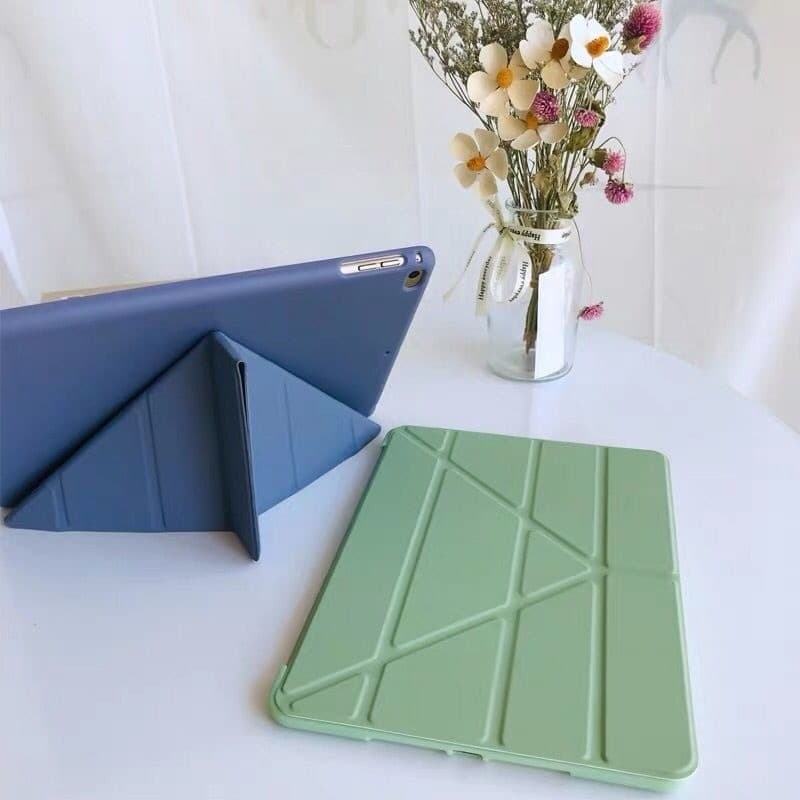 เคสฝาพับ สำหรับ Samsung Galaxy Tab S6 lite Tab A7 lite S10 S10FE S9 FE S9FE A11 A9 plus A11Plus มีช่องใส่ปากกา กันกระแทก รูปที่ 3