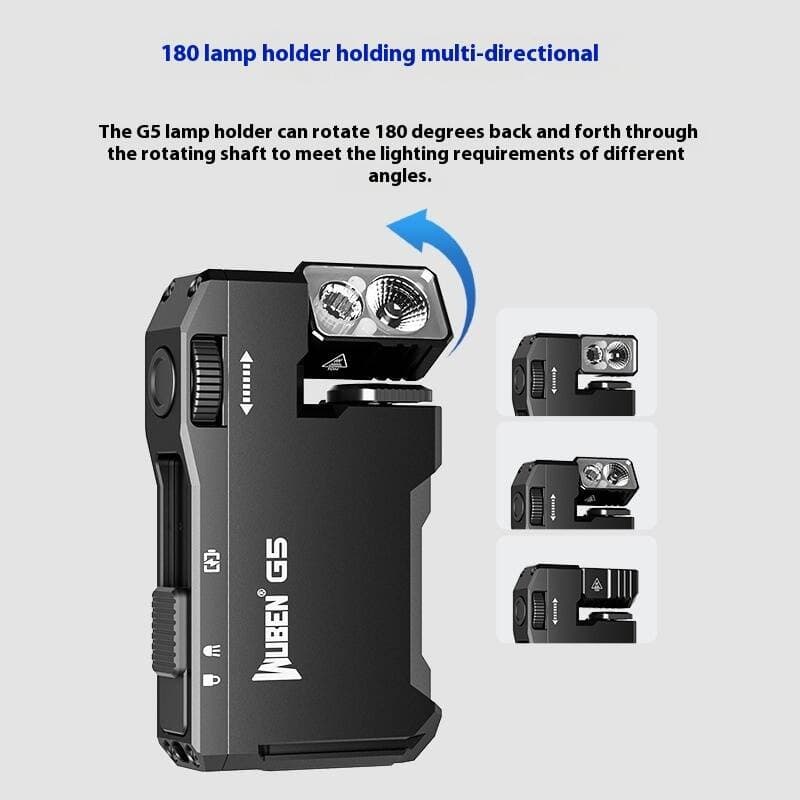 Wuben G5 ไฟพกพา Magnetic EDC ไฟฉายกันน้ํากลางแจ้งที่แข็งแกร่ง รูปที่ 2