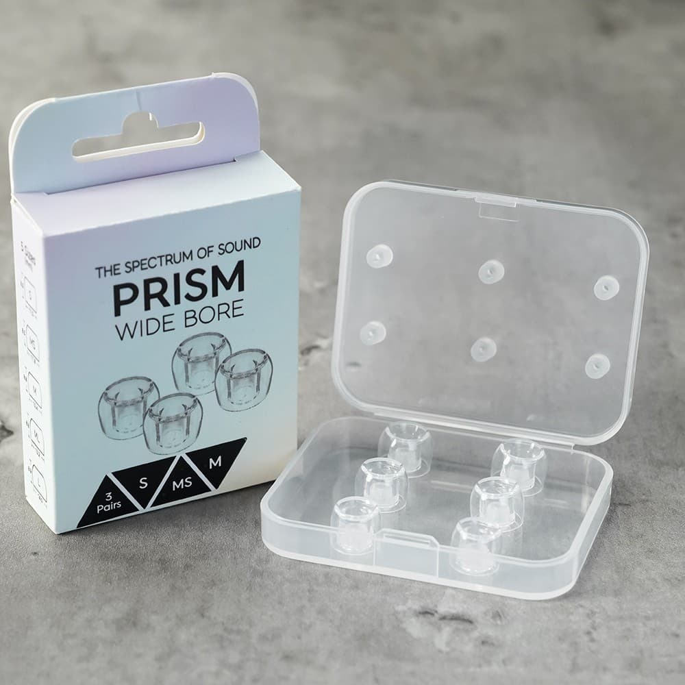 Divinus Prism กว้าง Bore LSR หูฟัง Eartips สําหรับ 4-6 มม.หัวฉีด, หูฟังเคล็ดลับหูฟังสําหรับ Davinci AFUL Performer 5 + 2 JUZEAR รูปที่ 2