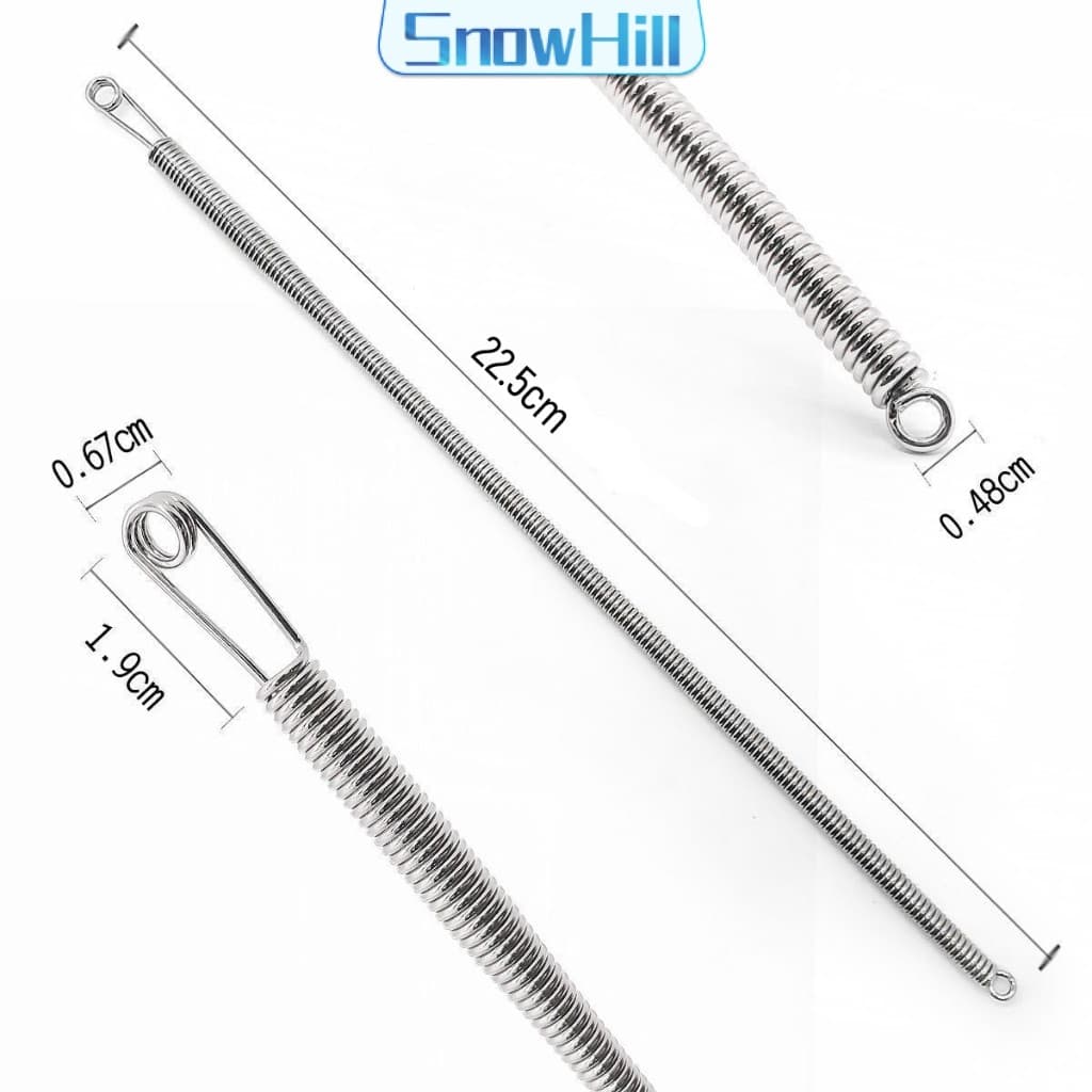 สปริงเข็มร้อยยางยืด เข็มร้อย คลิปตะขอกลึงเชือก ดึงยางขอบกางเกง Rope Threading Tool S.H รูปที่ 7