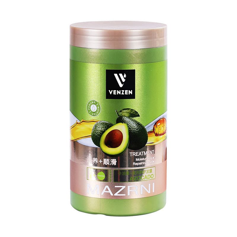 โวคาโด้ครีมหมักผม 1000ML ครีมยืดเคราติน เคราตินอะ MAZRNI avocado Conditioner ซ่อมแซมผมระดับซาลอน ไม่ต้องอบไอน้ำ รูปที่ 9