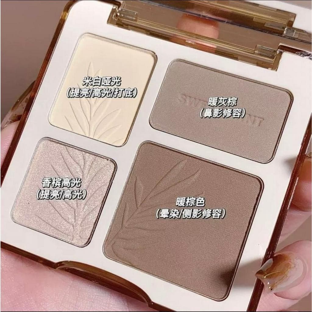 M320 Sweet Mint พาเลทคอนทัวร์ ไฮไลท์จมูก เนื้อฝุ่น ติดทนนาน รูปที่ 6