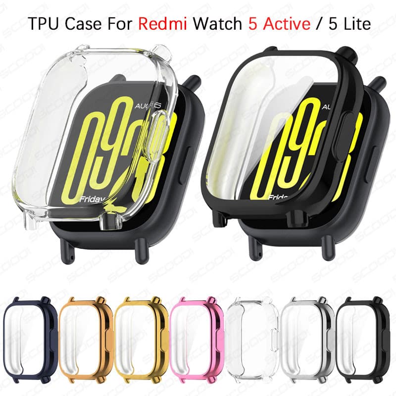Protector Shell TPU สําหรับ Redmi นาฬิกา 5 Active / 5 Lite สมาร์ทนาฬิกากันชนสําหรับ Redmi นาฬิกา 5 / 5 eSIM Accessoress รูปที่ 1