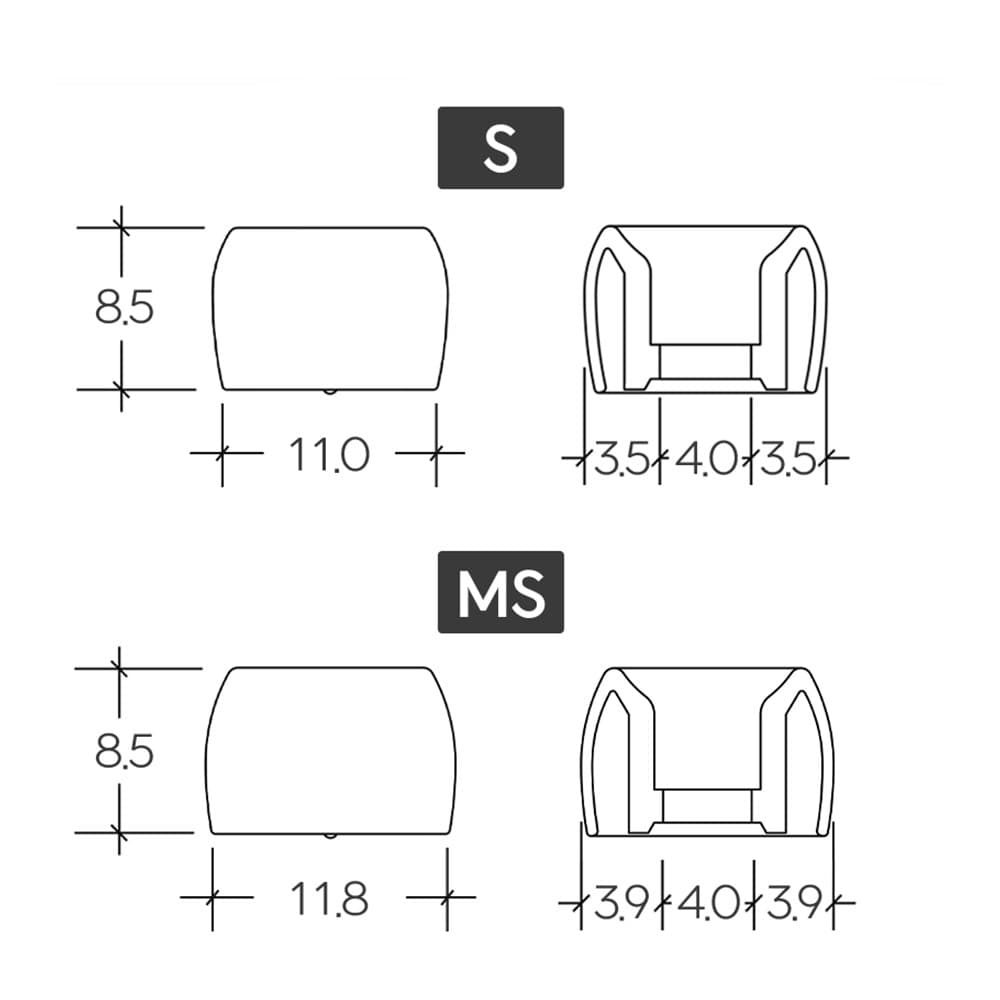 Divinus Prism กว้าง Bore LSR หูฟัง Eartips สําหรับ 4-6 มม.หัวฉีด, หูฟังเคล็ดลับหูฟังสําหรับ Davinci AFUL Performer 5 + 2 JUZEAR รูปที่ 4