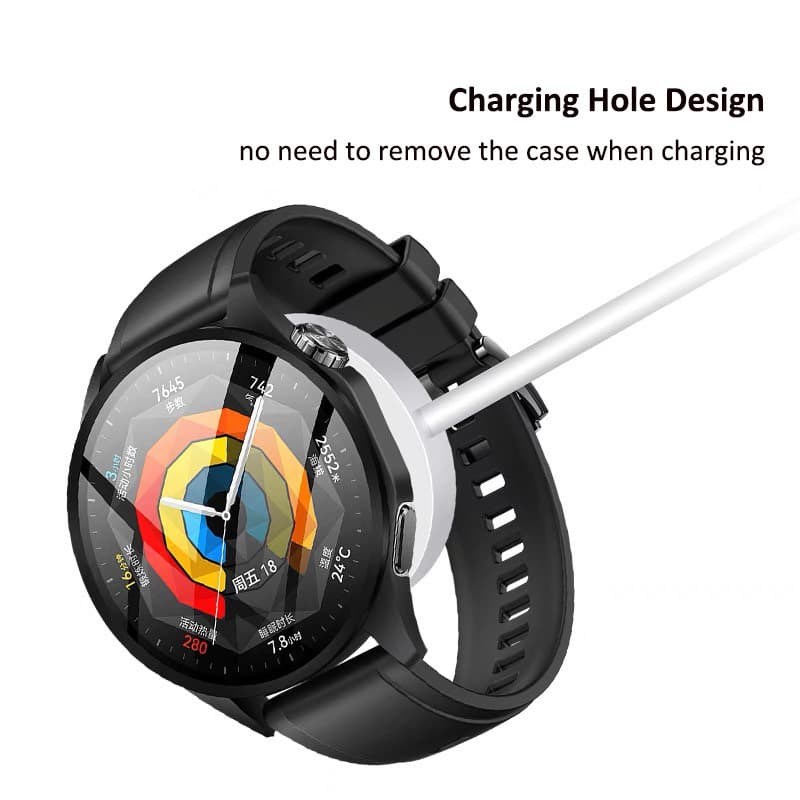 เคสบัมเปอร์ Huawei Watch GT 5 / 46 41 มม. เคส กระจก - Tempered Glass Bumper Case GT4 GT5 41mm รูปที่ 3