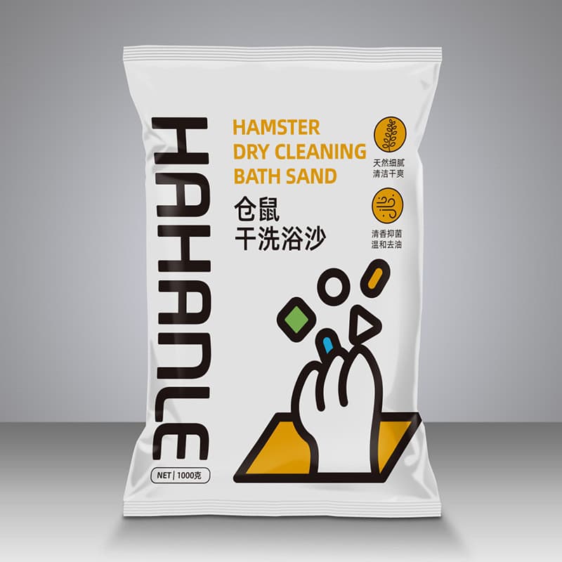 1KG ทรายอาบน้ำ สำหรับแฮมเตอร์ เม็ดทรายละเอียด ทำความสะอาดล้ำลึก ขจัดกลิ่น รูปที่ 3