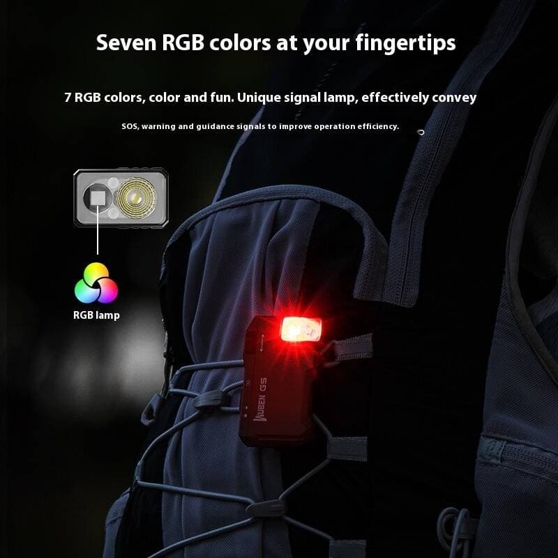 Wuben G5 ไฟพกพา Magnetic EDC ไฟฉายกันน้ํากลางแจ้งที่แข็งแกร่ง รูปที่ 3