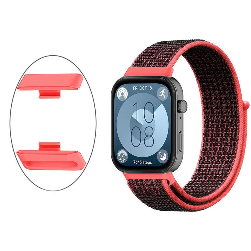 สายคล้องห่วงไนลอน for Huawei Watch Fit 5 4 3 / 5 Pro / 4 Pro เปลี่ยนสายพานปรับได้ Smartwatch for Huawei Fit 3 รูปที่ 5
