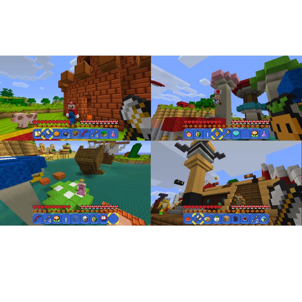 Nintendo Switch MINECRAFT + Super Mario Mash-Up ตลับเกมส์ แผ่นเกมส์ มือหนึ่ง รูปที่ 8