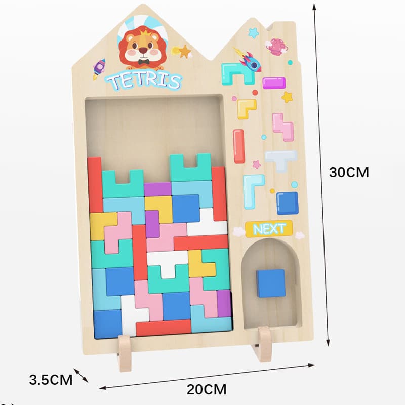 COD บล็อกของเล่น ของเล่น Tetris การซ้อนสามมิติ ของเล่นเสริมพัฒนาการเด็ก รูปที่ 2