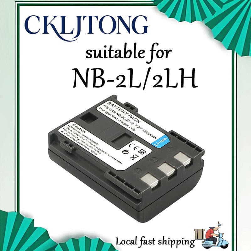 เหมาะสําหรับ Canon NB-2L/2LH แบตเตอรี่กล้อง EOS 350D 400D S30 S40 S45 S50 S70 S80 G7 G9 DSC330 NB-2L12 รูปที่ 1