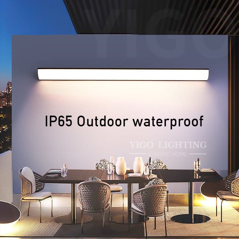 IP65 LED โคมไฟติดผนังกันน้ำกลางแจ้ง/โคมไฟผนัง ระเบียง LED โคมไฟติดผนังกลางแจ้ง/วิลล่าสวนกันน้ำ ไฟติดผนัง รูปที่ 1
