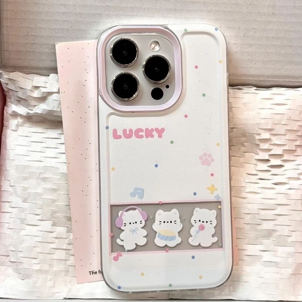 Poppaน่ารักลูกแมวลูกสุนัขเข้ากันได้เคสไอโฟน 11 17 15 Pro Max 14 12 13 Pro Max XR X Max 7 16 14 8 Plus การ์ตูนช้างหมีเคส รูปที่ 2