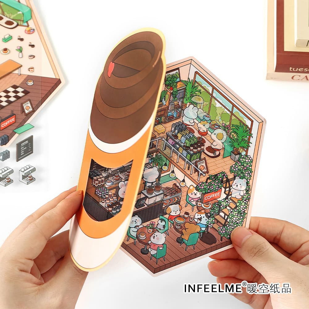 Idako Vol.05 Miniature 3D ภูมิทัศน์สติกเกอร์คู่มือ diy ฉากตกแต่ง SS255 รูปที่ 3