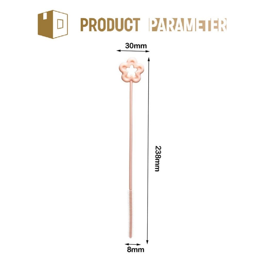 10ชิ้น แปรงล้างหลอดดูดน้ำ ขนาด22CM แปรงขัดหลอด ทำความสะอาดฝาขวดน้ำ ขวดนม รูปที่ 2