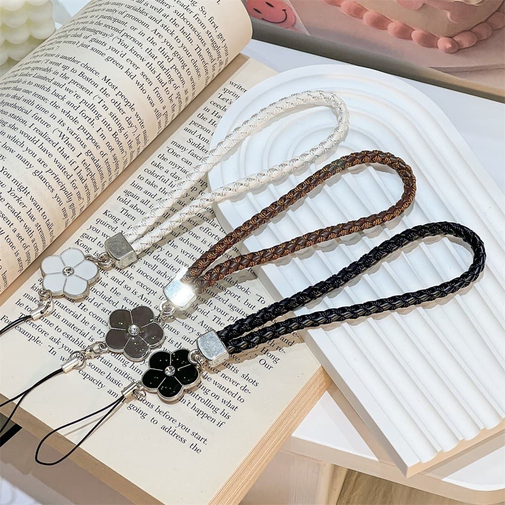 สายคล้องโทรศัพท์มือถือ เคสโทรศัพท์มือถือสำหรับผู้หญิง เชือกแขวน สายคล้องข้อมือ ป้องกันการสูญหาย - โคลเวอร์สี่แฉก-SJPS รูปที่ 9