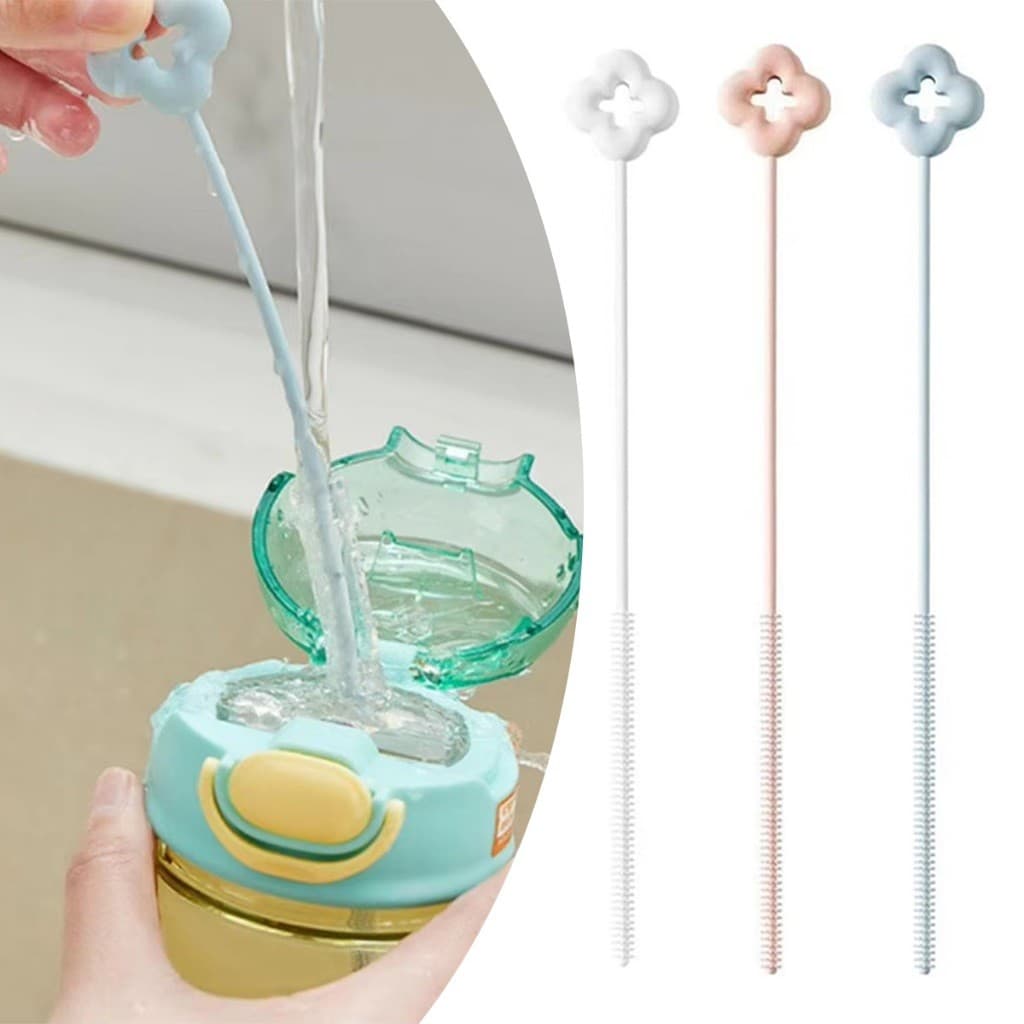 10ชิ้น แปรงล้างหลอดดูดน้ำ ขนาด22CM แปรงขัดหลอด ทำความสะอาดฝาขวดน้ำ ขวดนม รูปที่ 5