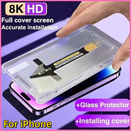 9H กระจกนิรภัย For iPhone 17 11 13 16 12 14 15 Pro Max X XS XSMAX XR 6 7 8 Plus SE2022 17Air 12 13 Mini ความเป็นส่วนตัว รูปที่ 5