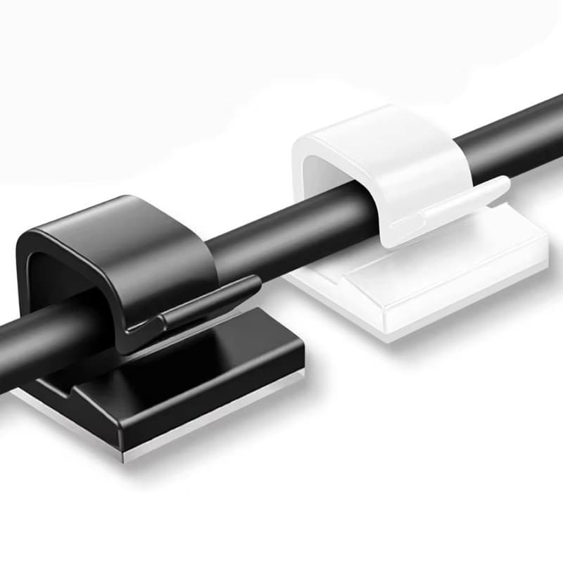 10/30/50 ชิ้น Self กาวสายไฟคลิป/รถผู้ถือสายไฟ Clamp/USB หูฟังสาย Winder Organizer รูปที่ 3