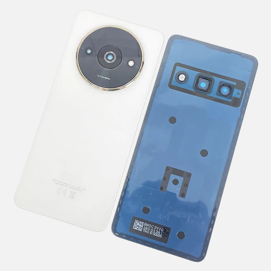 สําหรับ Xiaomi Redmi A3 A3X กระจกด้านหลังแผงประตูฝาหลังแบตเตอรี่พร้อมกรอบกล้องอะไหล่ทดแทน รูปที่ 7