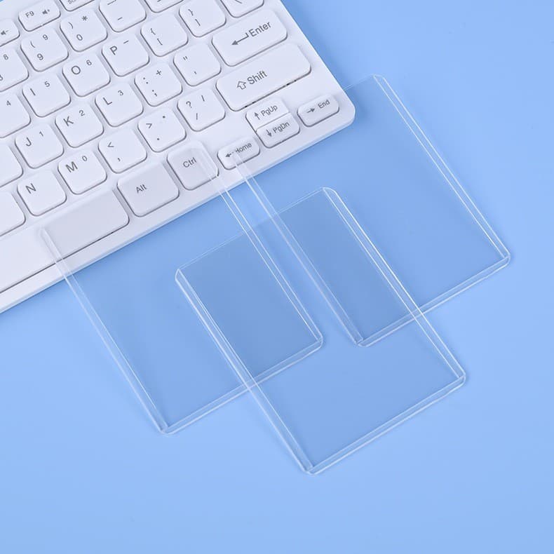 BLIVO 10 ชิ้น Card case เฟรมการ์ด | B8 มีฟิล์ม 35PT PVC Toploader | แฟ้มซองพลาสติกแข็ง เคสการ์ด ซองการ์ด Frame Card รูปที่ 2