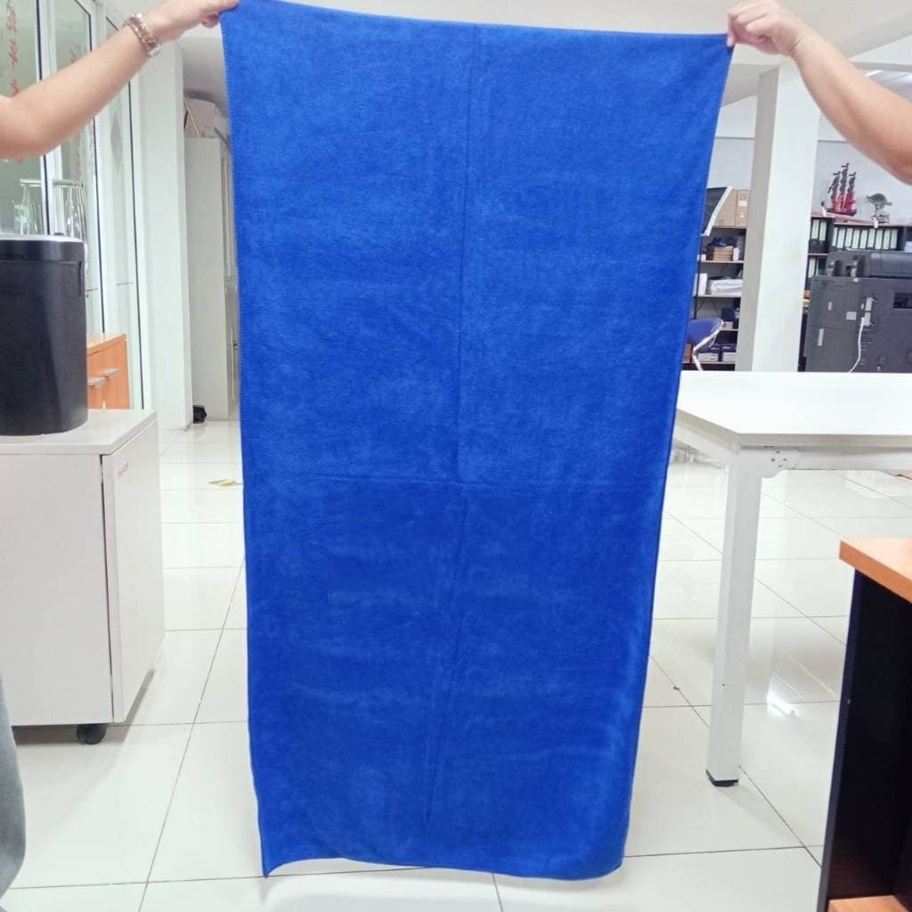ผ้าเช็ดรถ ผ้าไมโครไฟเบอร์ 70x140cm สําหรับทําความสะอาดรถยนต์ ดูดซับน้ำได้ดี ผืนใหญ่ รูปที่ 7