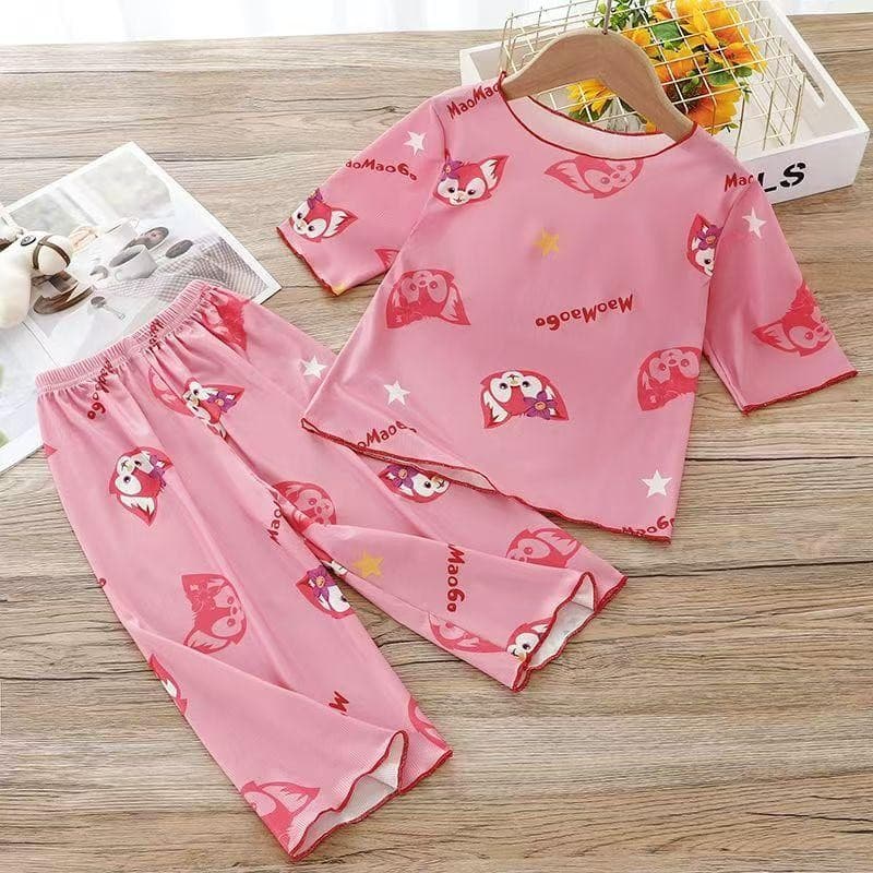 The design of baby girl pajamas is suitable for ages 1-8 รูปที่ 2