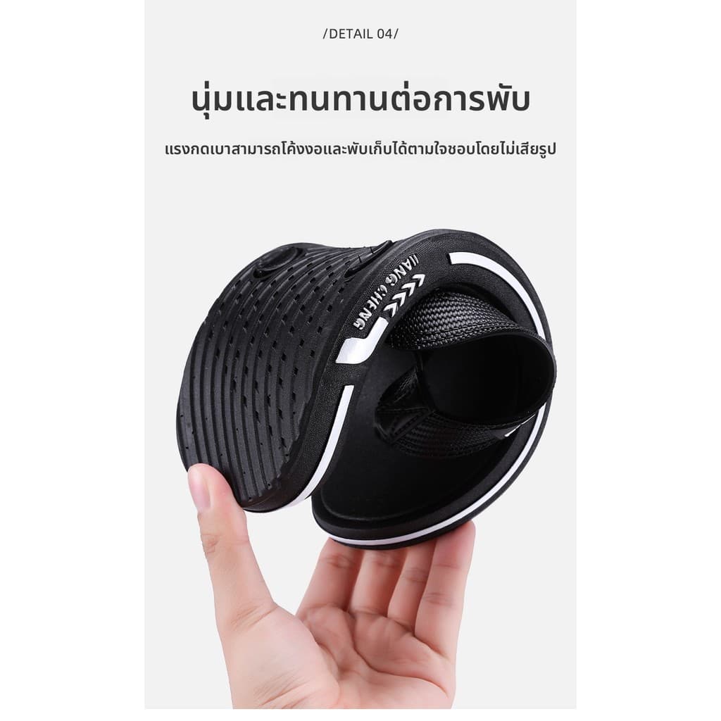 รองเท้าแตะผู้ชาย Flip-Flops ใส่ชายหาด ฤดูร้อน พื้นนุ่ม กันลื่น ทนสึกหรอ รูปที่ 9