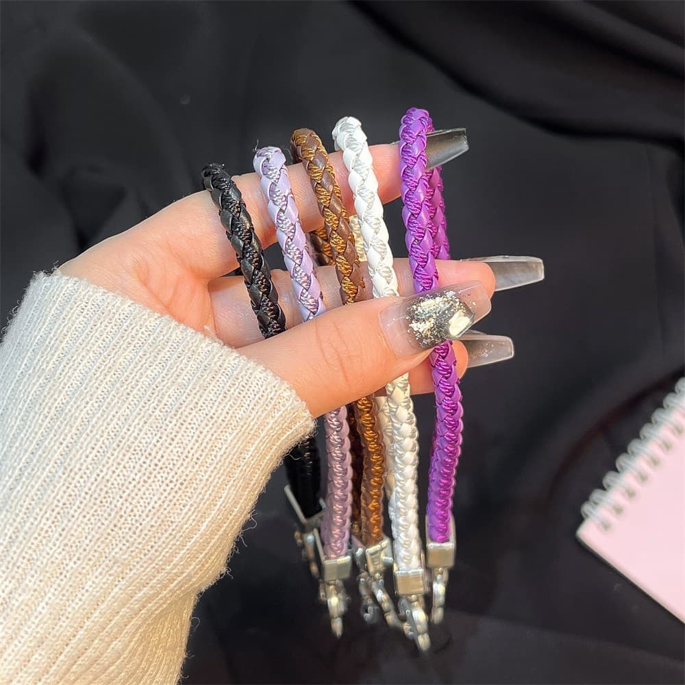 สายคล้องโทรศัพท์มือถือ เคสโทรศัพท์มือถือสำหรับผู้หญิง เชือกแขวน สายคล้องข้อมือ ป้องกันการสูญหาย - โคลเวอร์สี่แฉก-SJPS รูปที่ 4