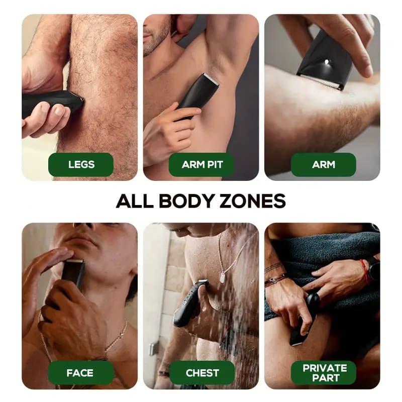 เครื่องตัดขนไฟฟ้า Groin, เครื่องโกนหนวดลูกบอล, Body Groomer สําหรับผู้ชาย, พร้อมแท่นชาร์จแบบยืน, ของขวัญสําหรับผู้ชาย รูปที่ 8