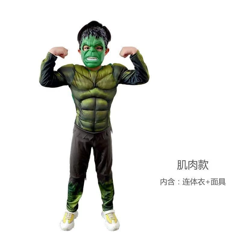 ฮาโลวีน cos ชุดเด็ก Captain America Optimus Prime Hulk Iron Spiderman เสื้อผ้าเด็กชาย รูปที่ 9