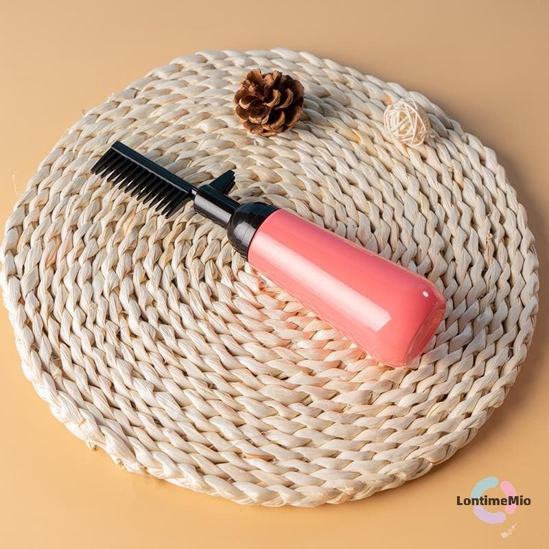 Lontimemio] หวีอุ่นผมขวดย้อมผมที่ว่างเปล่าพร้อมแปรง Applicator Dispensing Salon ใหม่ รูปที่ 7