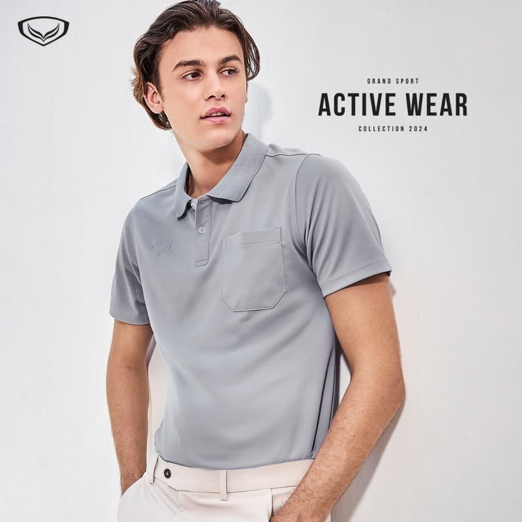 ลดแล้วลดอีก30% GRAND SPORT รุ่น 012283 - 012106 เสื้อโปโล แกรนด์สปอร์ต แท้100% รูปที่ 4