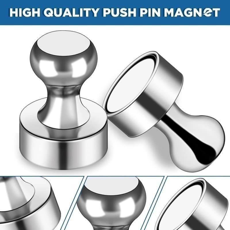 6/10/20 ชิ้นโลหะ Strong Magnetic Thumbtack/แม่เหล็กนีโอไดเมียม/ตู้เย็นสํานักงานไวท์บอร์ดแม่เหล็ก Pushpin รูปที่ 8