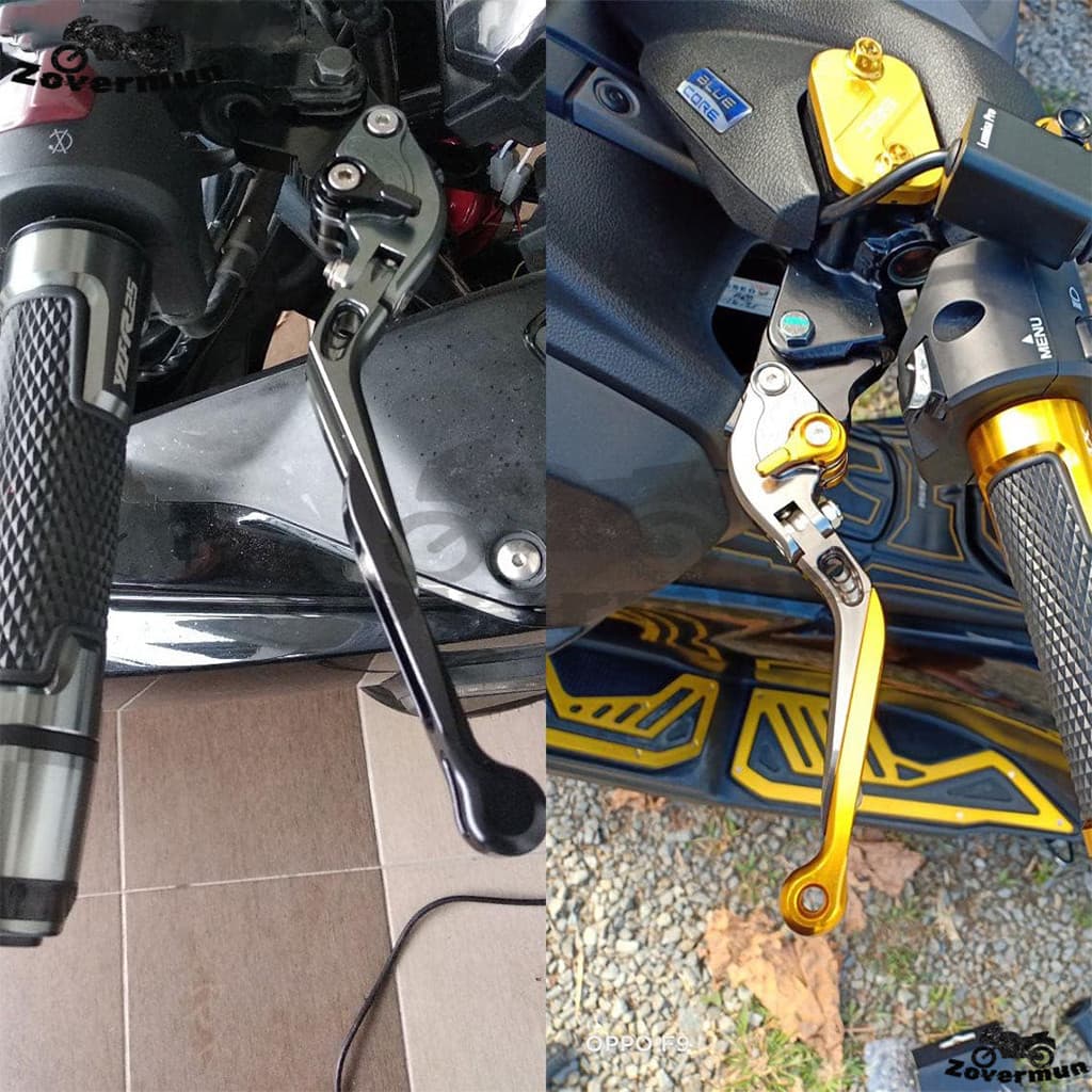 สำหรับ Honda GIORNO+125 ABS/CBS มอเตอร์ไซค์ ปรับแต่ง CNC อลูมิเนียม 6 ระดับ ปรับได้ คันเบรกและคลัทช์แบบพับได้ คันเบรกและคลัทช์แบบยืดหดได้ รูปที่ 5