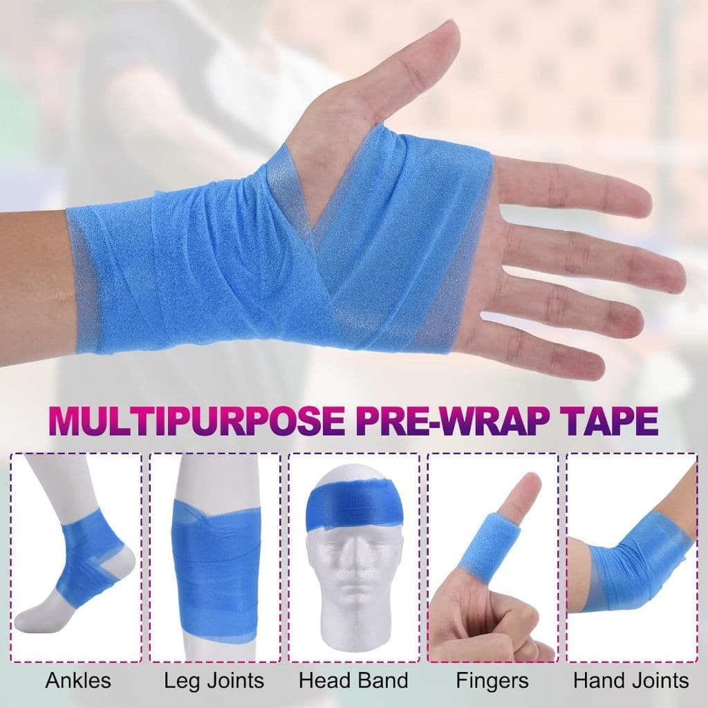 7 ซม.* 10 M Pickleball แบดมินตัน Grip Cushion Wrap - PE เทนนิสไม้แบดมินตัน Grip เทป Anti Slip Backing ฟิล์ม, ใช้กับ Ball Racket กีฬาการฝึกอบรม รูปที่ 4
