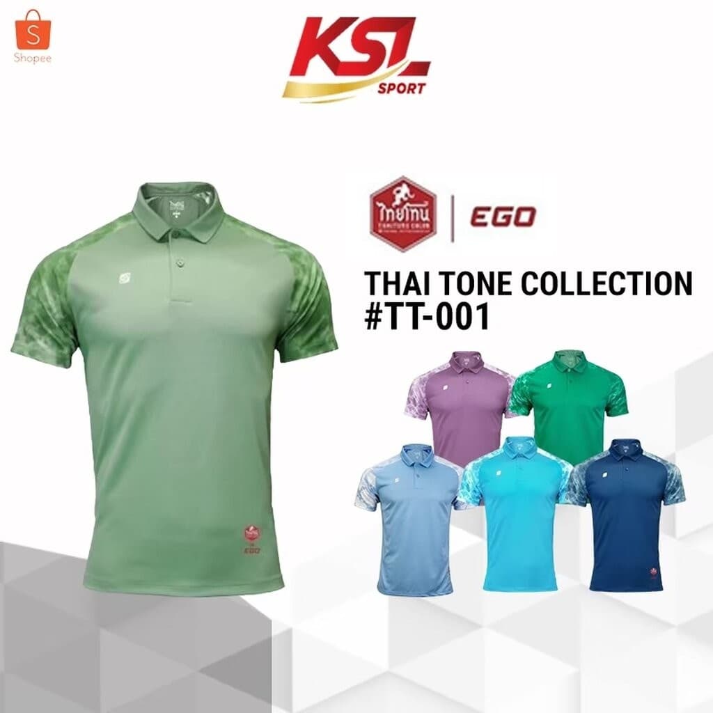Ego Sport เสื้อโปโล อีโก้ สปอร์ต เสื้อคอปก Tiedye รุ่น Thai Tone เสื้อมัดย้อม รูปที่ 1