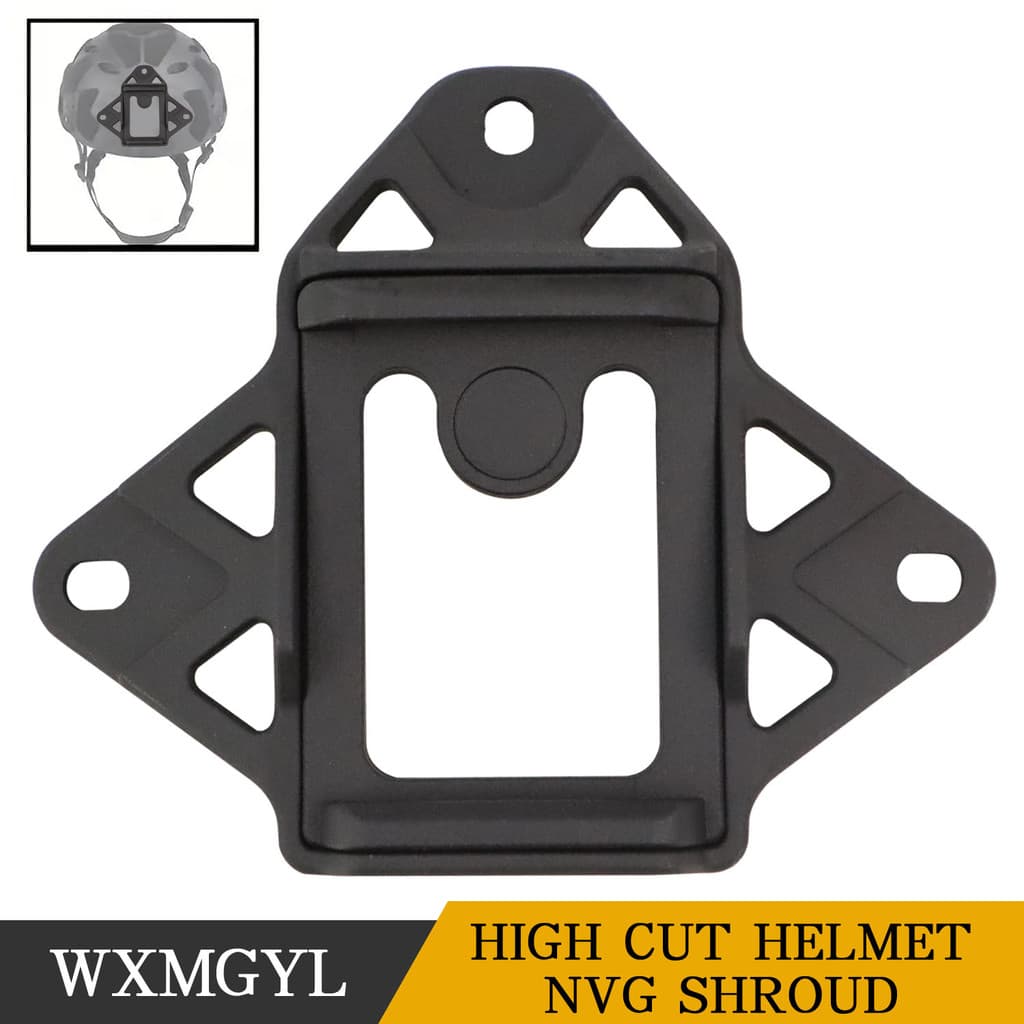 Booiu VAS หมวกกันน็อค Shroud Modular Bungee Wilcox L4 NVG Mount Adapter สําหรับ FAST MICH WENDY ยุทธวิธี Bulletproof หมวกกันน็อค NVG Brack รูปที่ 2