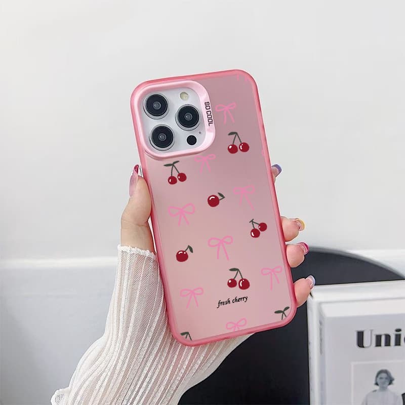 GOODเคสไอโฟน 13 สำหรับ iPhone 11 16 13 17 15 Pro Max 12 14 Pro Max 7Plus XR X XS Max 8 7 15 14 Plus ดอกไม้หวานสด รูปที่ 9