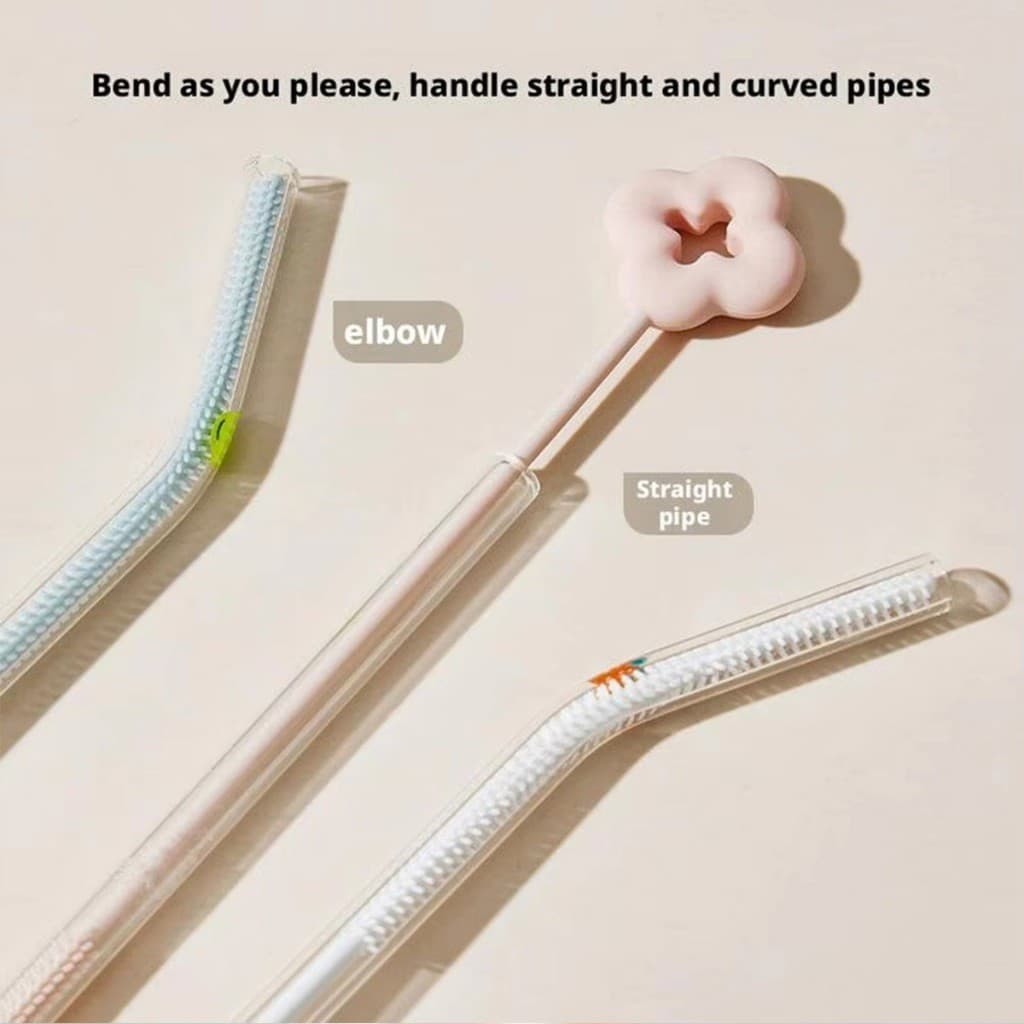 10ชิ้น แปรงล้างหลอดดูดน้ำ ขนาด22CM แปรงขัดหลอด ทำความสะอาดฝาขวดน้ำ ขวดนม รูปที่ 9