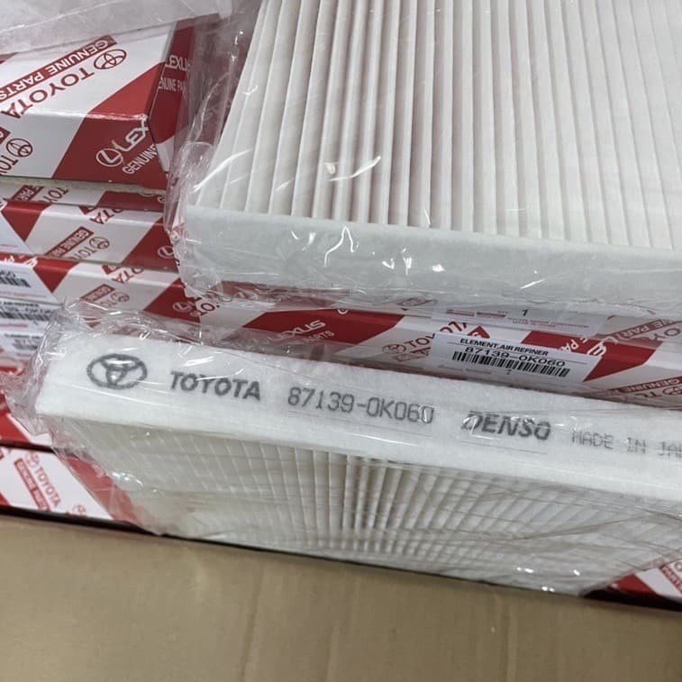 กรองแอร์โตโยต้าคาร์บอนแท้ Yaris Vigo Altis Fortuner Prius Camry Hiace Commuter กลองแอร์วีโก้ กรองแอร์ toyota vigo รูปที่ 3