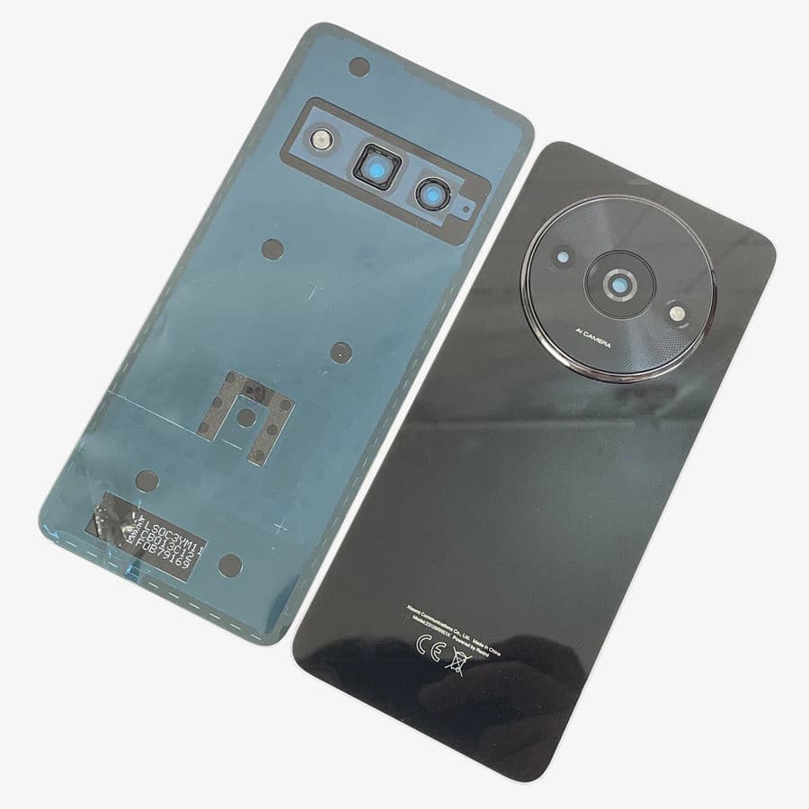 สําหรับ Xiaomi Redmi A3 A3X กระจกด้านหลังแผงประตูฝาหลังแบตเตอรี่พร้อมกรอบกล้องอะไหล่ทดแทน รูปที่ 4