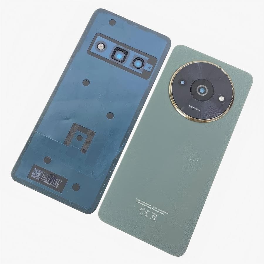 สําหรับ Xiaomi Redmi A3 A3X กระจกด้านหลังแผงประตูฝาหลังแบตเตอรี่พร้อมกรอบกล้องอะไหล่ทดแทน รูปที่ 6