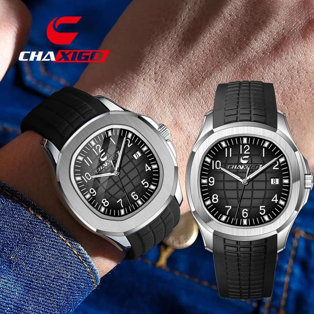 Chaxigo นาฬิกาผู้ชาย กันน้ำ 100% สายยาง ดีไซน์สปอร์ต ใส่ได้ทั้งผู้หญิงและผู้ชาย รุ่น CA039-1songkran รูปที่ 9