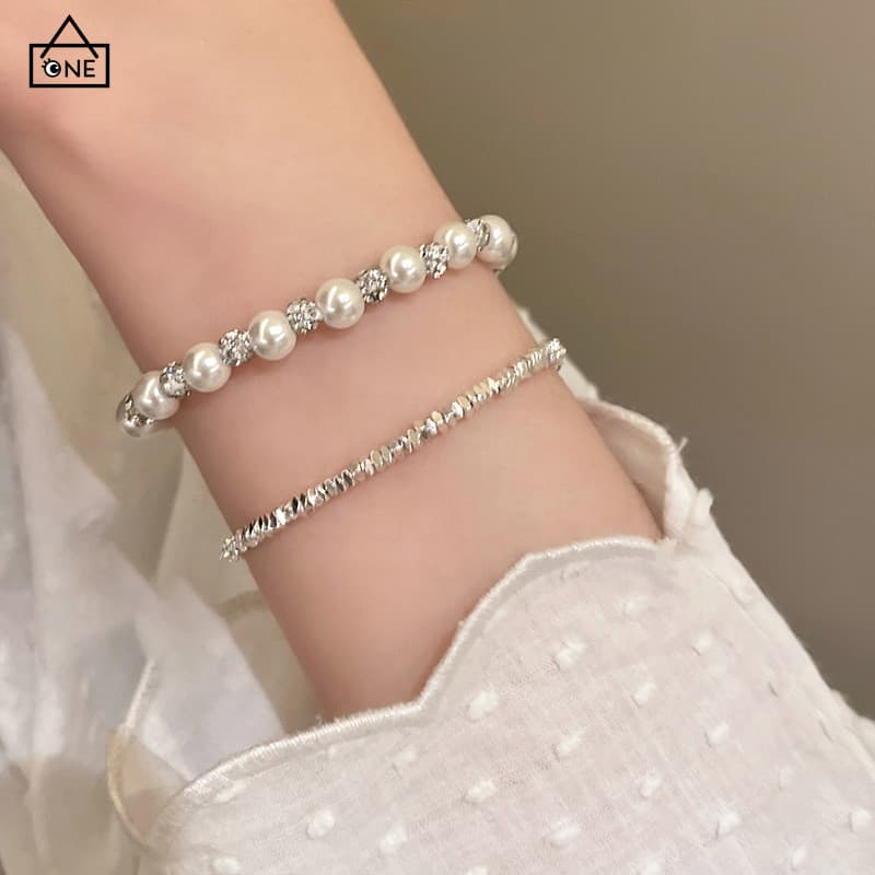 CODสร้อยข้อมือมุกเพทายหรูหราแฟชั่นระดับไฮเอนด์เครื่องประดับสำหรับผู้หญิงของขวัญ-a.one รูปที่ 6