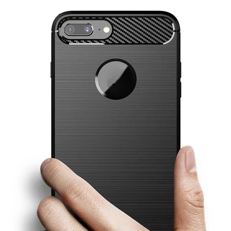 เคสโทรศัพท์แบบนุ่มสําหรับiPhone 7 8 plus 6 6S SE2 SE3 XR XS Max Xคาร์บอนไฟเบอร์TPU ShockProofปกหลังซิลิโคนกรณี รูปที่ 6