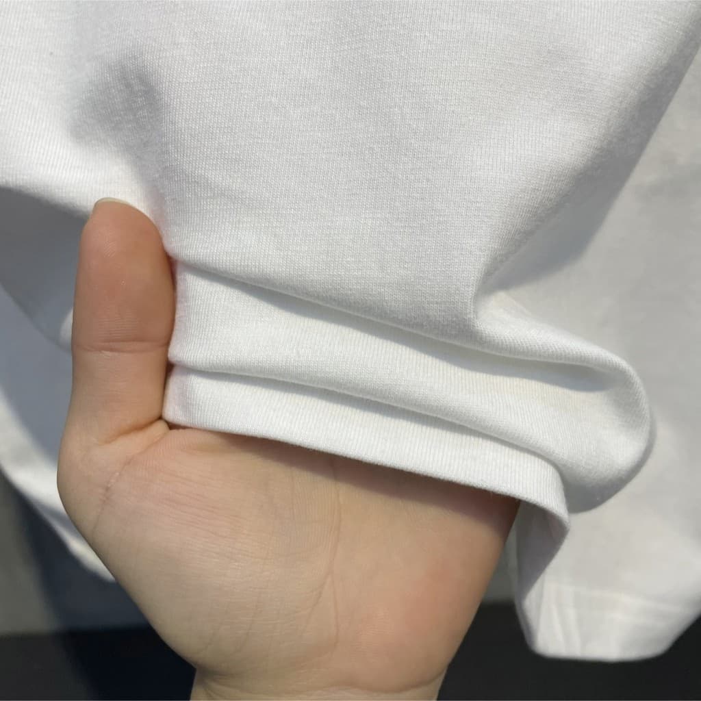 เสื้อยืดแขนสั้นผู้ชาย เสื้อยืดคอกลมสีพื้น คุณภาพดี​ ไม่ย้วย ไม่หด ไม่ต้องรีด ผ้านุ่มใส่สบาย ใส่ได้ทั้งชายและหญิง รูปที่ 8