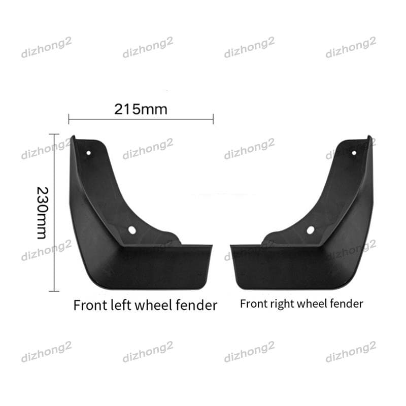 บังโคลนรถสําหรับ X-Force 2024 ด้านหน้าด้านหลัง Mud Flaps Guards Splash ชิ้นส่วนภายนอกรถยนต์ รูปที่ 3